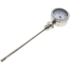 Wika TS 8063200 ES Bimetallthermometer, senkrecht D63/0 bis +80°C/200mm