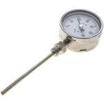 Wika TS 60100160 ES Bimetallthermometer, senkrecht D100/0 bis +60°C/160mm