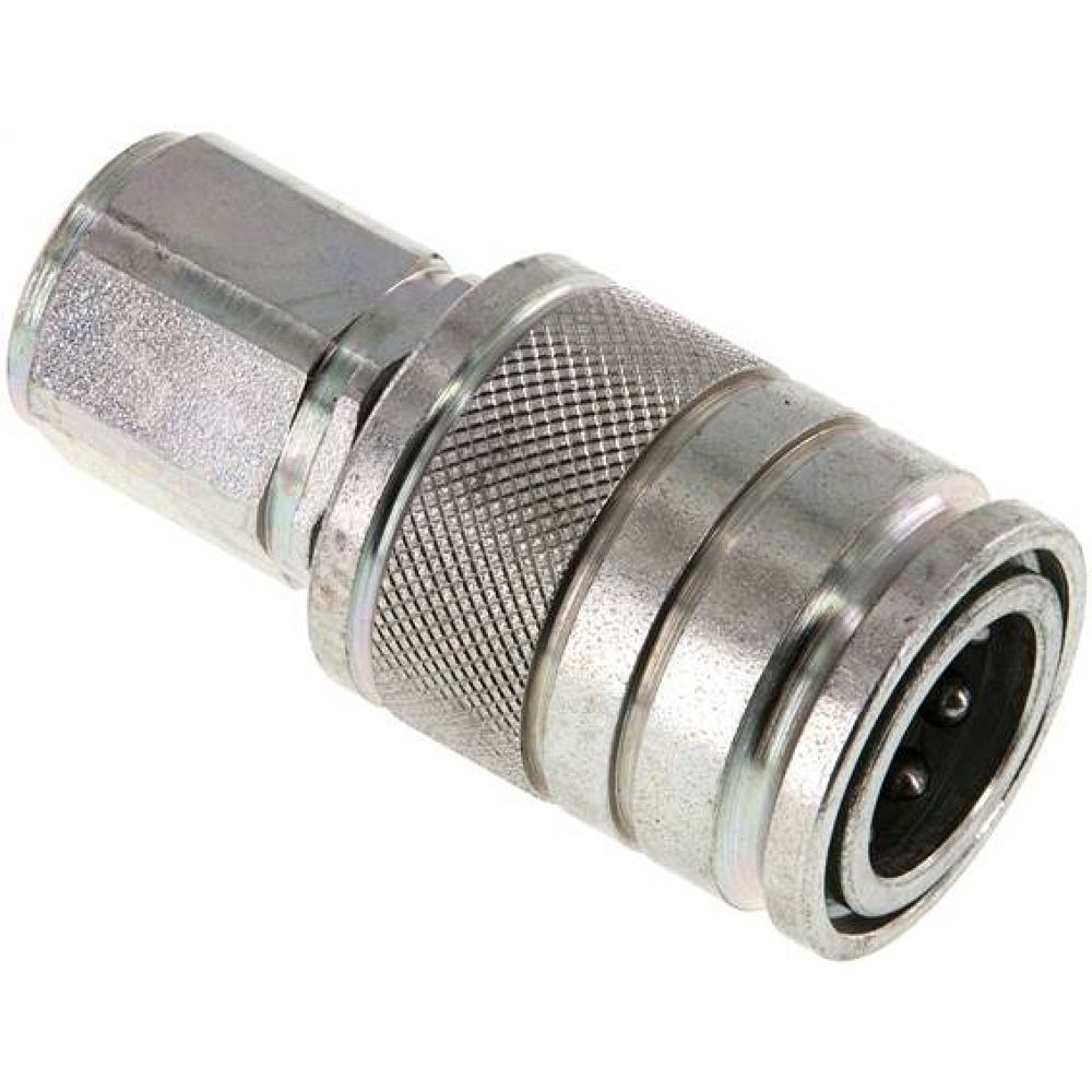 Steckkupplung ISO7241-1A, Muffe Baugr.2T, M 18x1,5(IG)