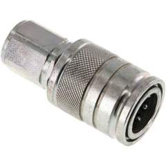 Steckkupplung ISO7241-1A, Muffe Baugr.2T, M 18x1,5(IG)