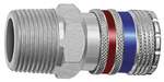 Riegler 107617.Safety coupling I.D. 10, Steel / brass galvanised, R 3/4 ET