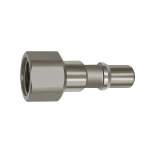 Riegler 141989.Nipple f. couplings I.D.11, ISO 6150 C, Stainless steel, G 1/2 IT