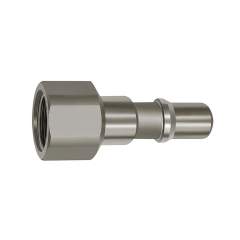 Riegler 141989.Nipple f. couplings I.D.11, ISO 6150 C, Stainless steel, G 1/2 IT