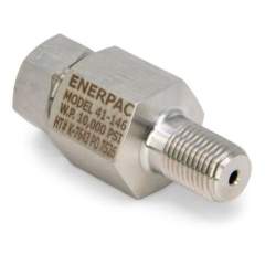 Enerpac 41146, High Pressure Fitting, Adapter, .38" F cone to 1/4" M NPTF