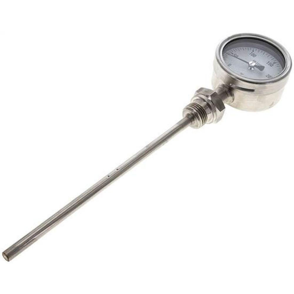Wika TS 25063200 ES Bimetallthermometer, senkrecht D63/0 bis +250°C/200mm