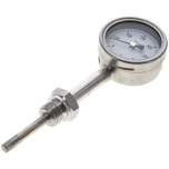 Wika TS 3006363 ES Bimetallthermometer, senkrecht D63/0 bis +300°C/63mm