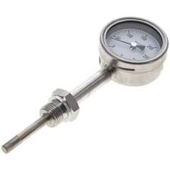 Wika TS 3006363 ES Bimetallthermometer, senkrecht D63/0 bis +300°C/63mm