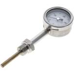 Wika TS 4006363 ES Bimetallthermometer, senkrecht D63/0 bis +400°C/63mm