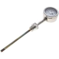 Wika TS 50063160 ES Bimetallthermometer, senkrecht D63/0 bis +500°C/160mm