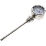 Wika TS 16063160 ES Bimetallthermometer, senkrecht D63/0 bis +160°C/160mm