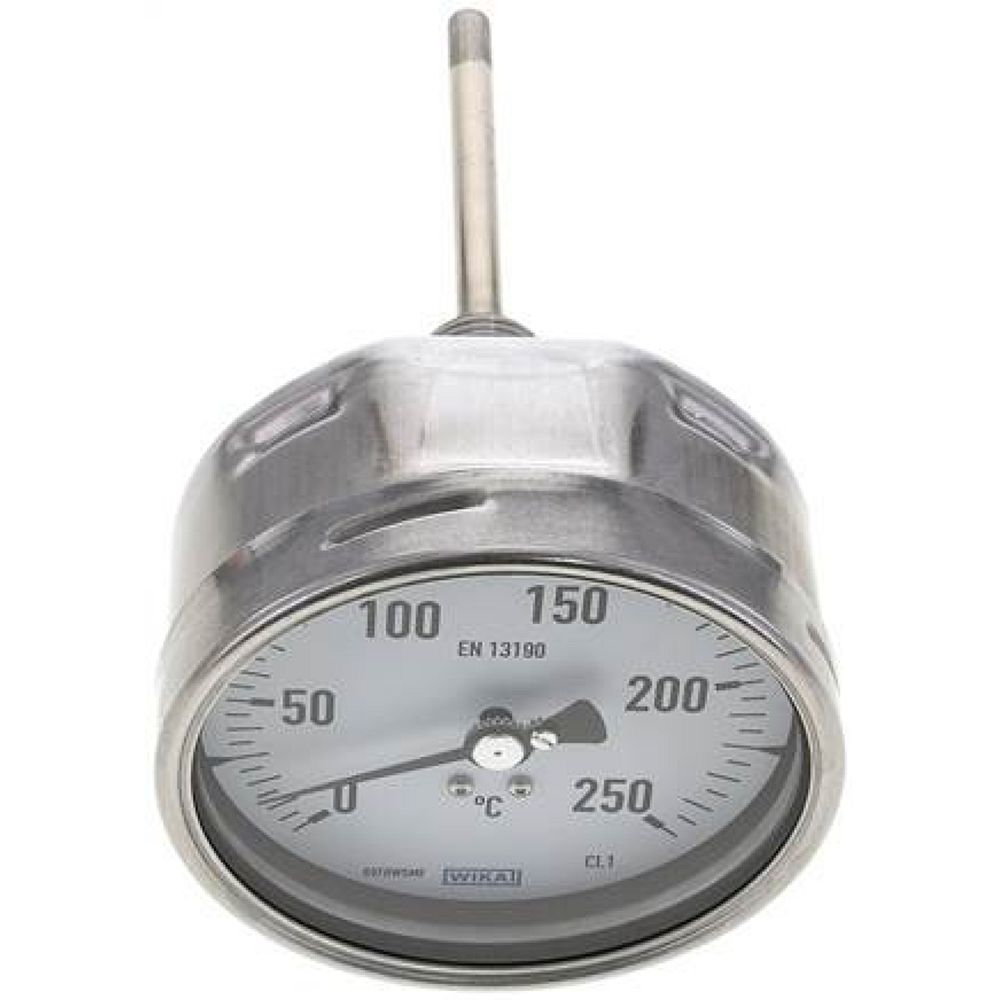 Wika TW 250100100 ES Bimetallthermometer, waagerecht D100/0 bis +250°C/100mm