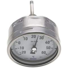 Wika TW 2610063 ES Bimetallthermometer, waagerecht D100/-20 bis +60°C/63mm