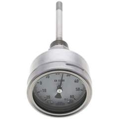 Wika TW 2663100 ES Bimetallthermometer, waagerecht D63/-20 bis +60°C/100mm