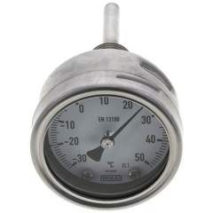 Wika TW 356363 ES Bimetallthermometer, waagerecht D63/-30 bis +50°C/63mm