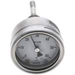 Wika TW 606363 ES Bimetallthermometer, waagerecht D63/0 bis +60°C/63mm