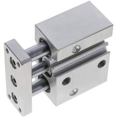 Guide cylinder, with slide bearing, pistons 20mm,stroke 20mm