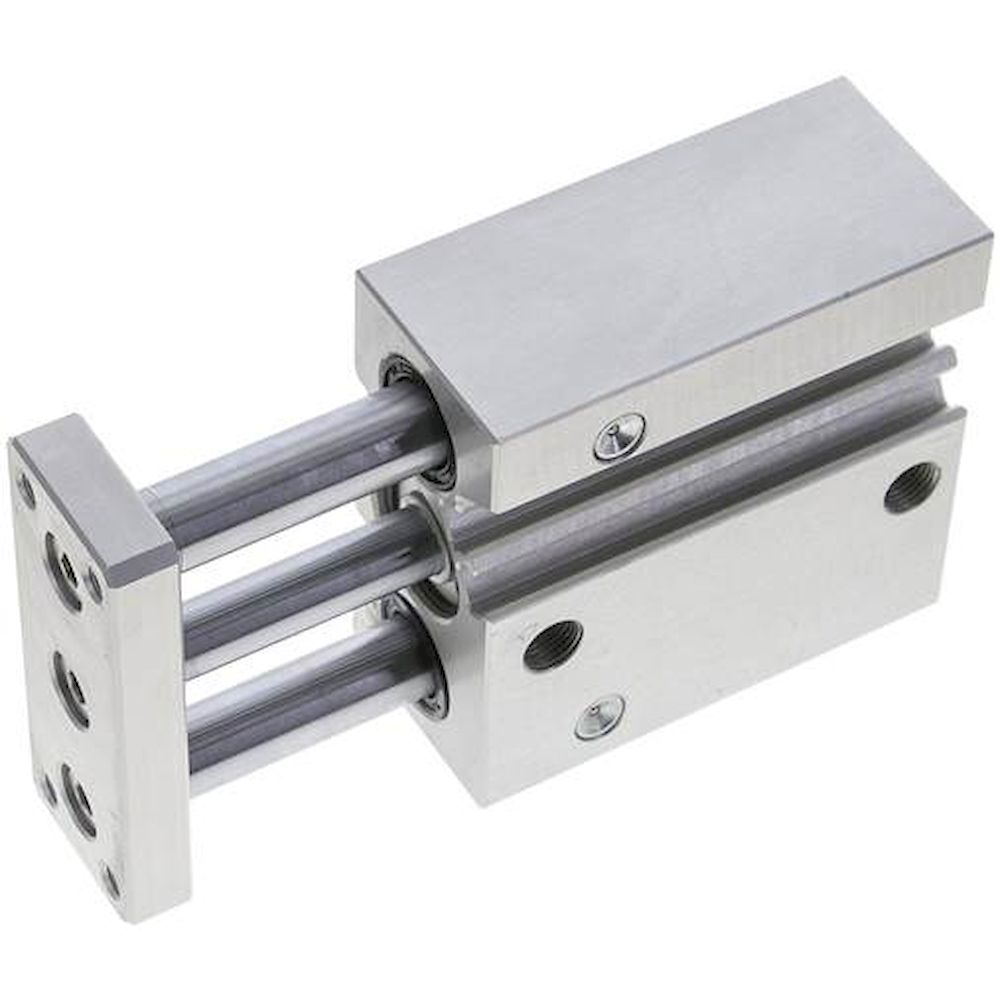 Guide cylinder, with slide bearing, pistons 20mm,stroke 40mm