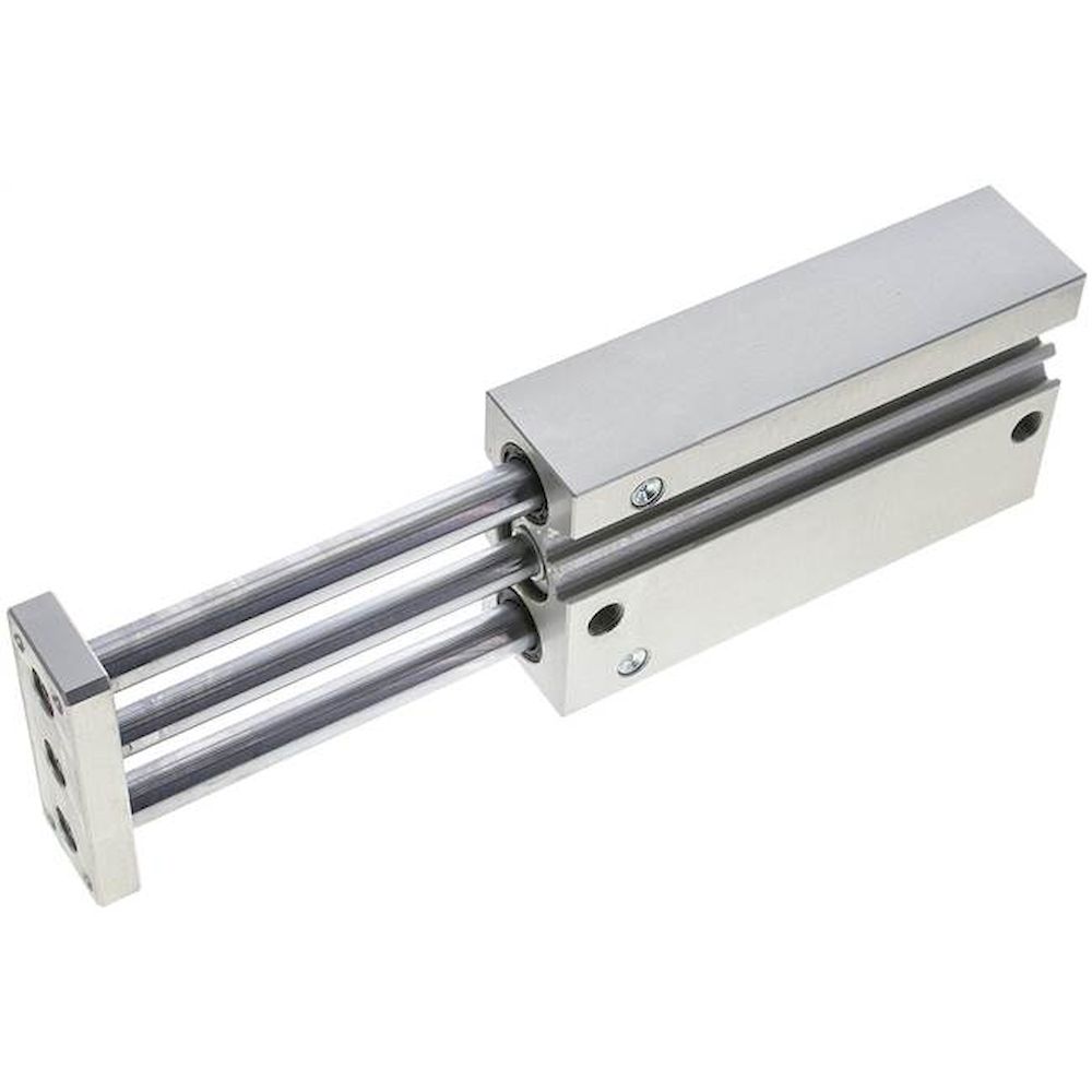 Guide cylinder, with slide bearing, pistons 20mm,stroke 100mm