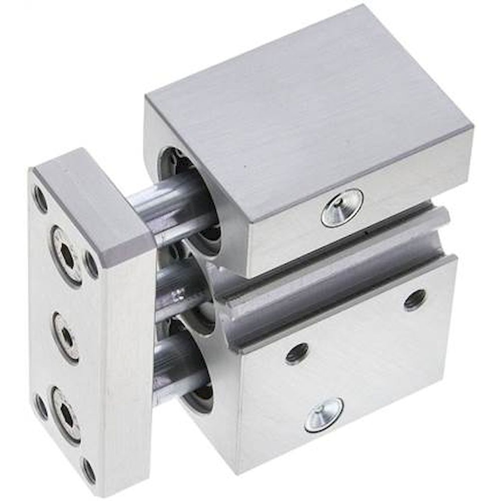 Guide cylinder, with ball bushing, pistons 16mm,stroke 10mm