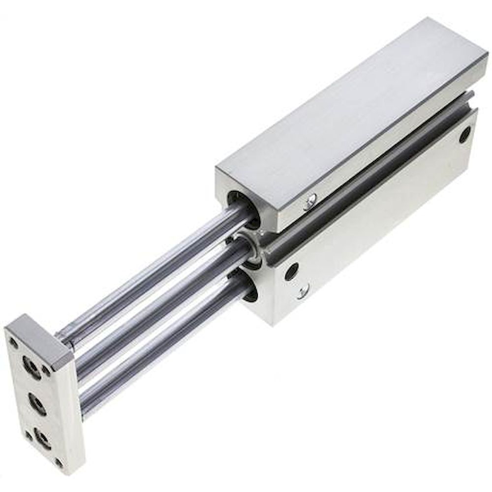 Guide cylinder, with ball bushing, pistons 20mm,stroke 100mm