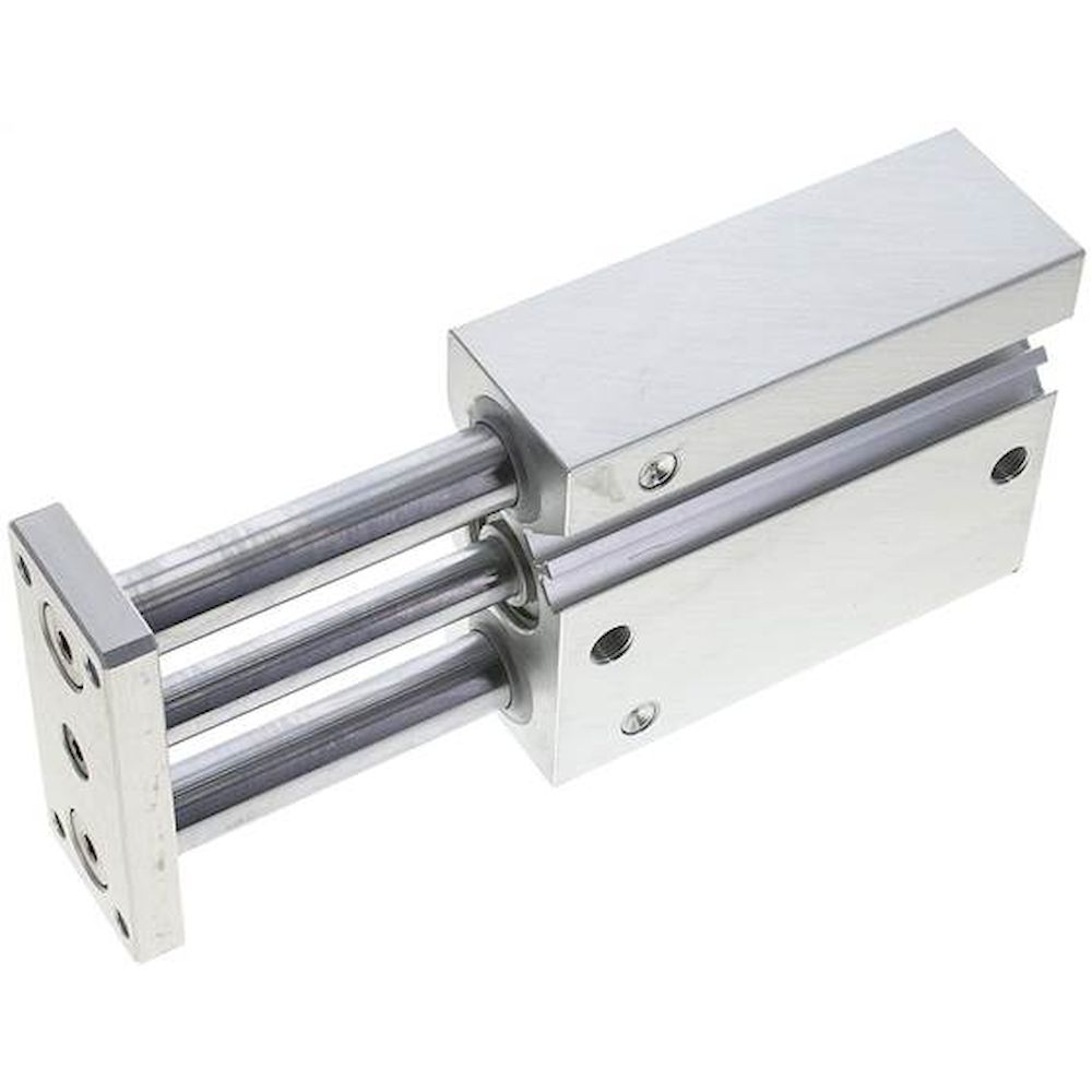 Guide cylinder, with ball bushing, pistons 25mm,stroke 75mm