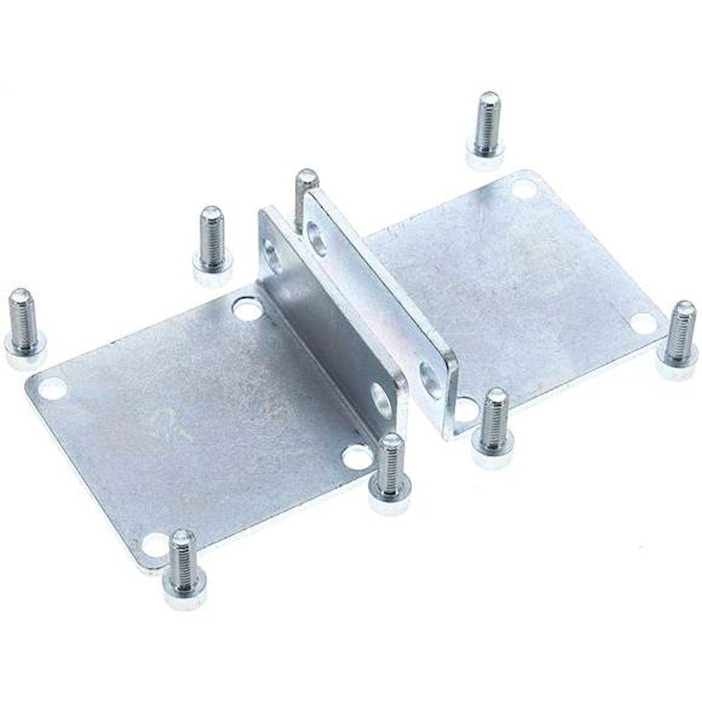 2 Stk. Fußwinkel für 40mm kolbenstangenlosen Zylinder