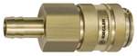 Riegler 141569.Quick-connect coupling I.D. 19, Bright brass, Sleeve I.D. 25