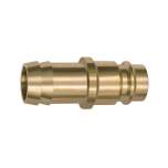 Riegler 142170.Plug-in connector for couplings I.D. 19, Brass, Sleeve I.D. 25