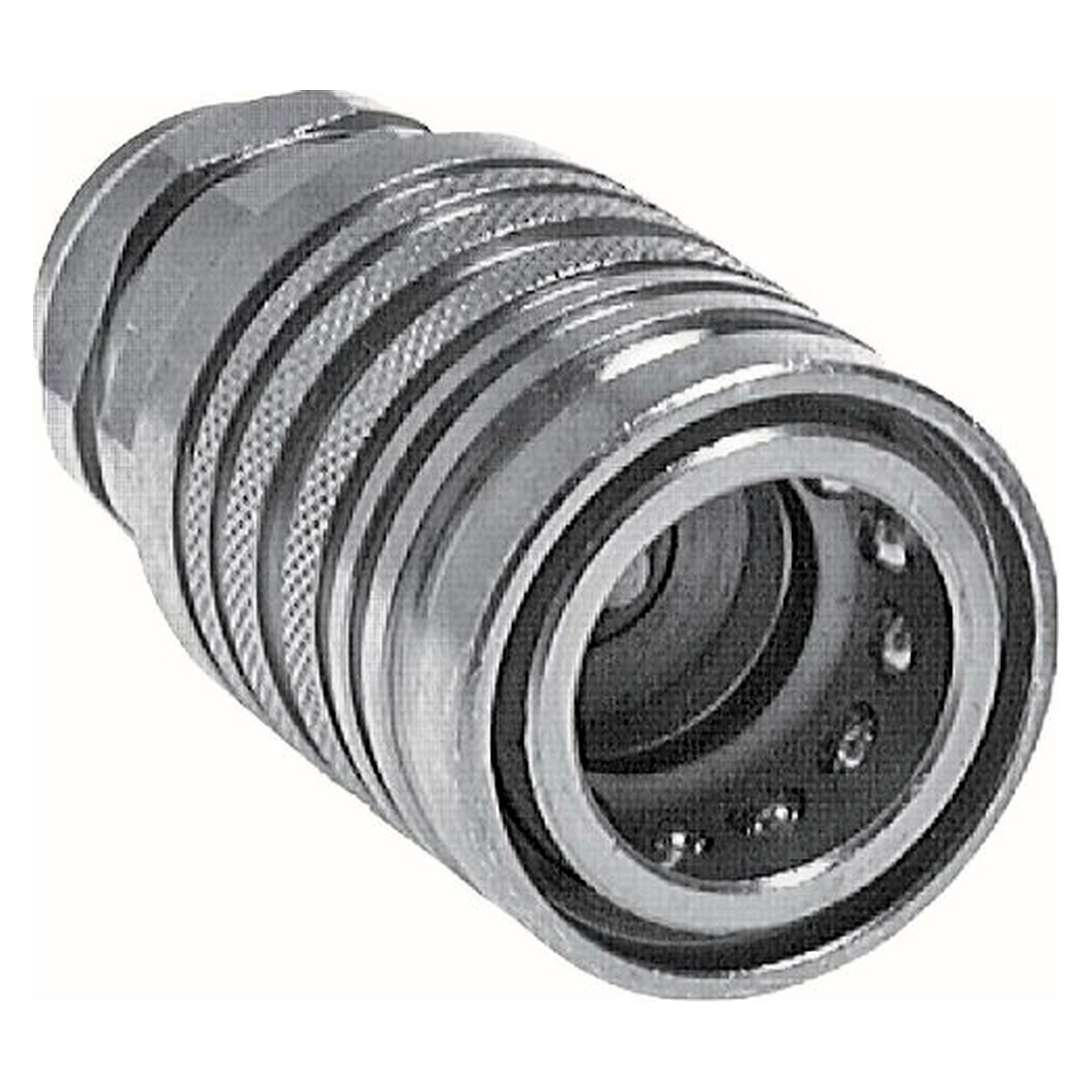 Steckkupplung ISO7241-1A, Muffe Baugröße 2A, G 3/8"(IG), Stahl verzinkt