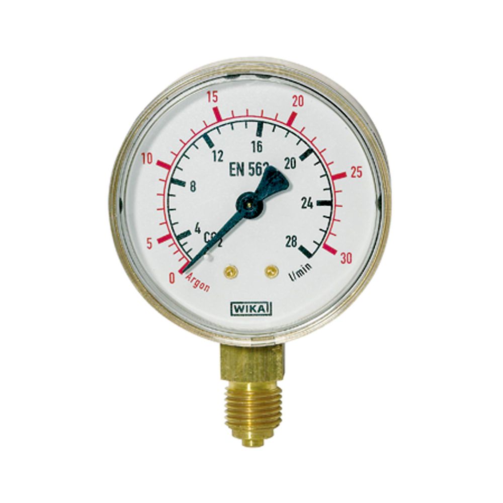 Riegler 101291. Manometer neutral, G 1/4 radial unten, 0 - 10/16 bar, Ø 63 mm