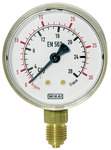 Riegler 101292. Manometer neutral, G 1/4 radial unten, 0 - 20/40 bar, Ø 63 mm