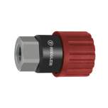 Riegler 141739.Swivel safety coupling I.D. 6, ISO 6150 C, Steel, G 1/2 IT