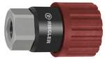 Riegler 141737.Swivel safety coupling I.D. 6, ISO 6150 C, Steel, G 1/4 IT