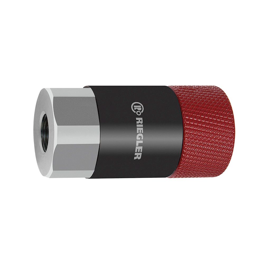 Riegler 141777. Dreh-Sicherheitskupplung NW 11, ISO 6150 C, Stahl, G 1/2 IG