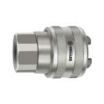 Riegler 141800.Swivel safety coupling I.D.11, heavy-duty series, Steel, G 3/4 IT