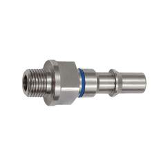 Riegler 141893.Captive nipple I.D. 6, ISO 6150 C, G 1/8 ET, blue