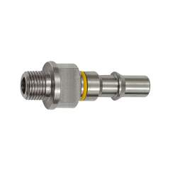 Riegler 141867.Captive nipple I.D. 6, ISO 6150 C, G 1/8 ET, yellow
