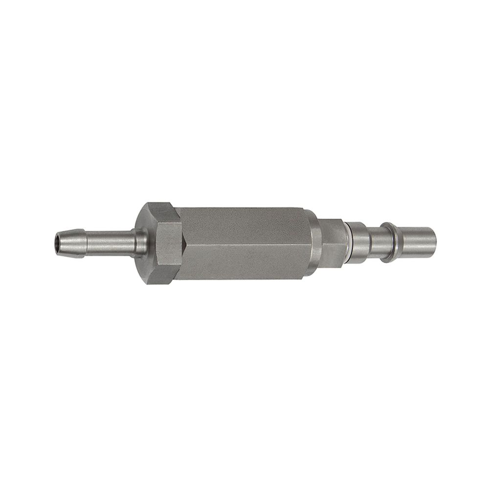 Riegler 141917.Captive plug-in connector I.D. 6, ISO 6150 C, Sleeve I.D. 8, gray