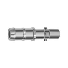 Riegler 141806.Plug-in connector f. couplings I.D.11 heavy-duty, Steel, I.D.19
