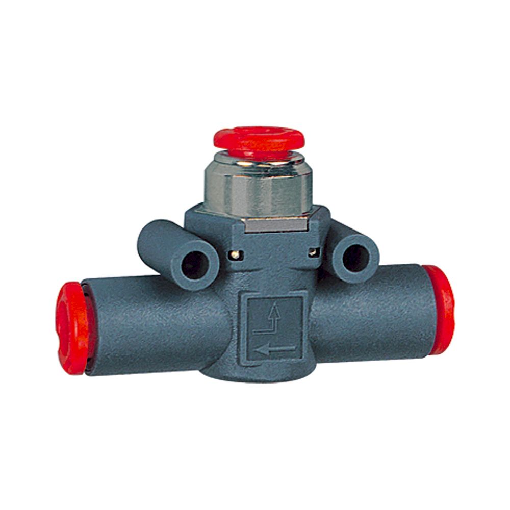 Riegler 106765.Quick relief valve »lineonline«, Controlled venting, for hose Ø 8
