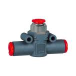 Riegler 106764.Quick relief valve »lineonline«, Controlled venting, for hose Ø 6