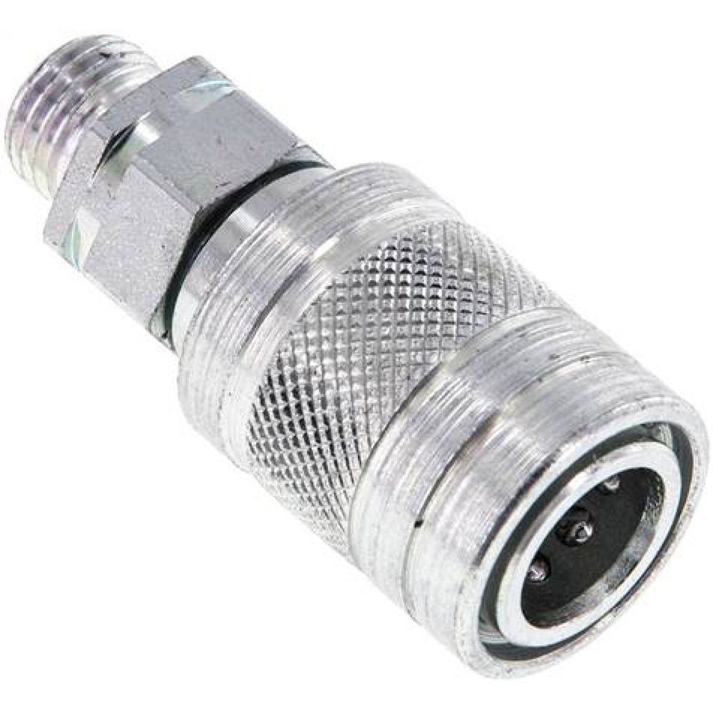 Steckkupplung ISO7241-1A, Muffe Baugr.1, 8 L (M14x1,5)