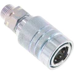 Steckkupplung ISO7241-1A, Muffe Baugr.2T, 10 L (M16x1,5)