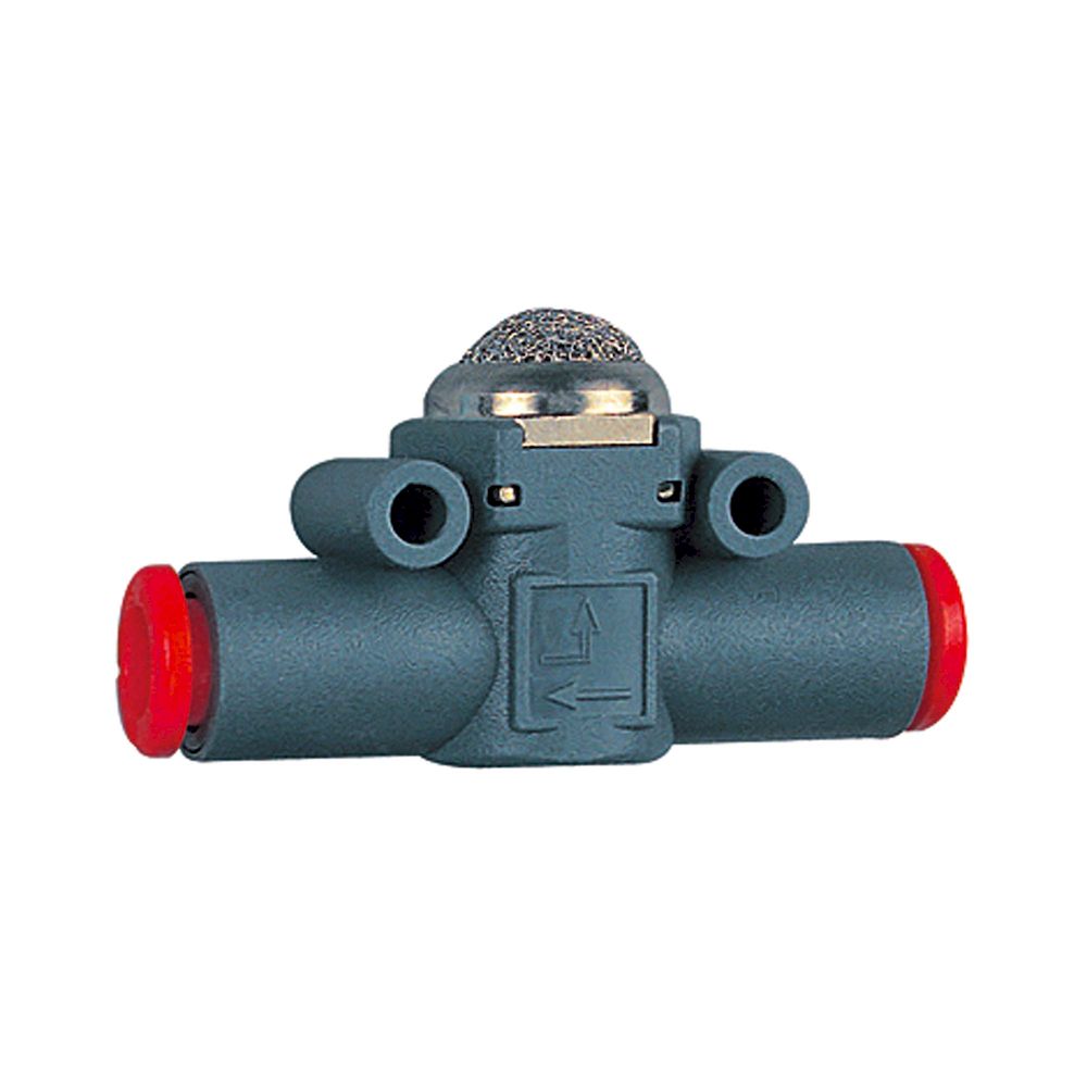 Riegler 106766.Quick relief valve »lineonline«, with silencer, for hose Ø 4 mm