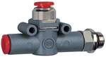 Riegler 106769.Quick relief valve, Contr. venting, M5 (outlet), hose 4 (inlet)