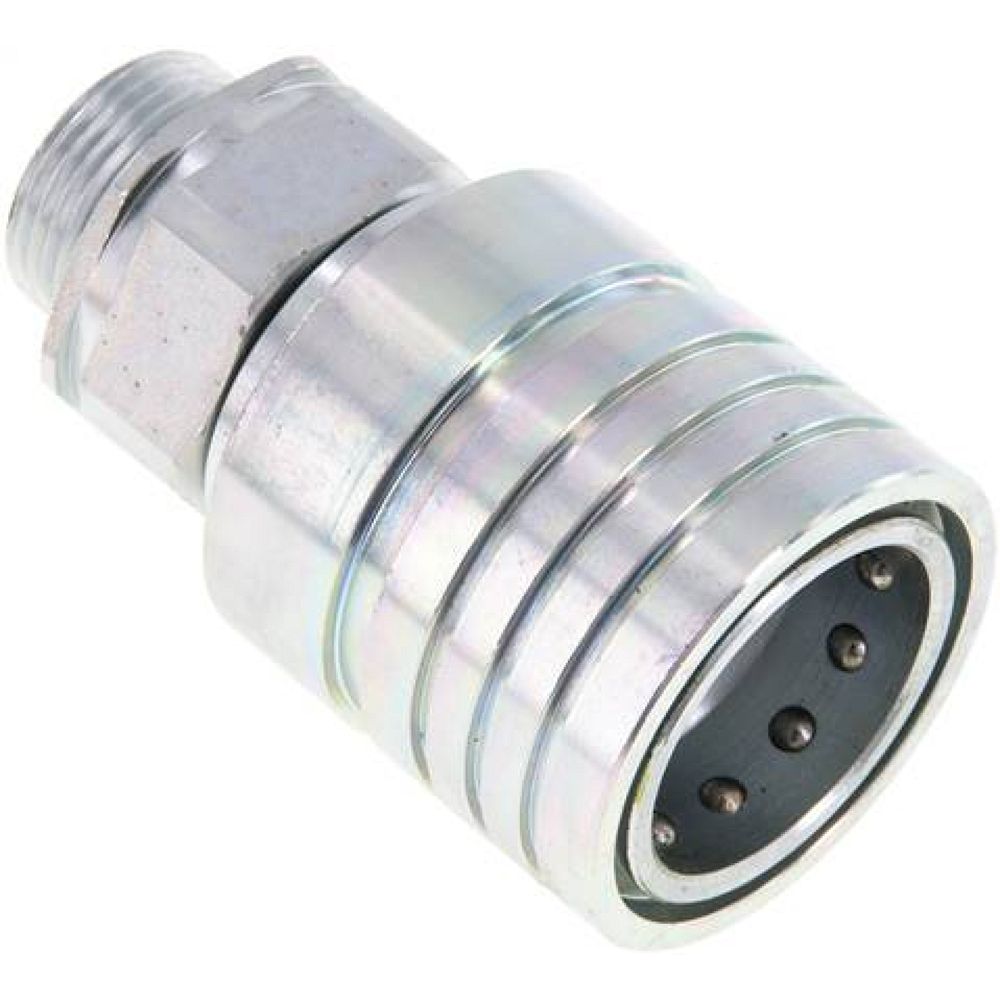 Steckkupplung ISO7241-1A, Muffe Baugr.6, 22 L (M30x2)