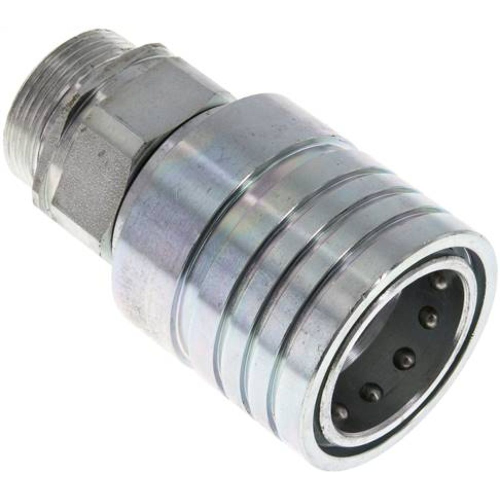 Steckkupplung ISO7241-1A, Muffe Baugr.6, 28 L (M36x2)