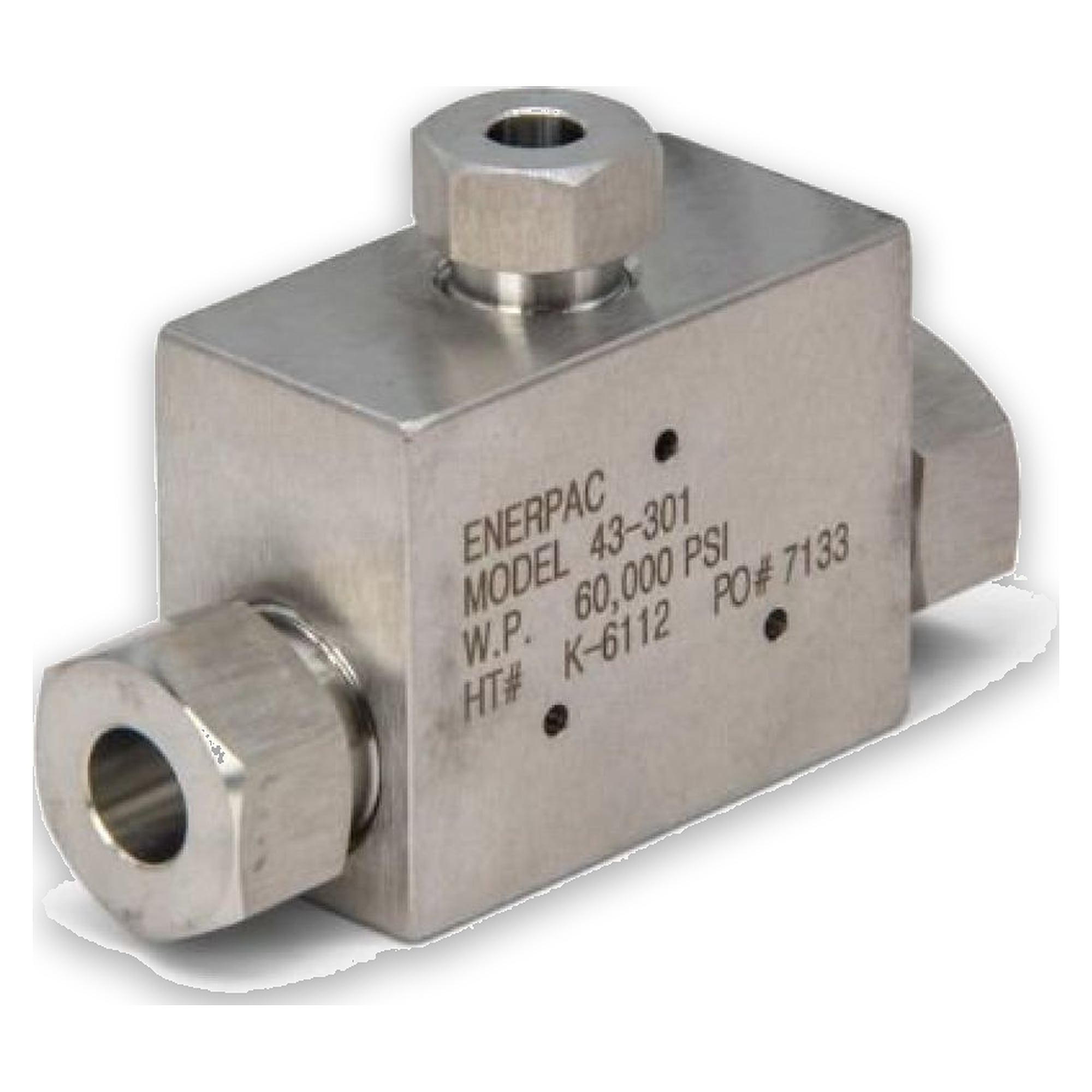 Ultrahochdruck-Verschraubung, T-Stück, .38" konisch - Enerpac 43300