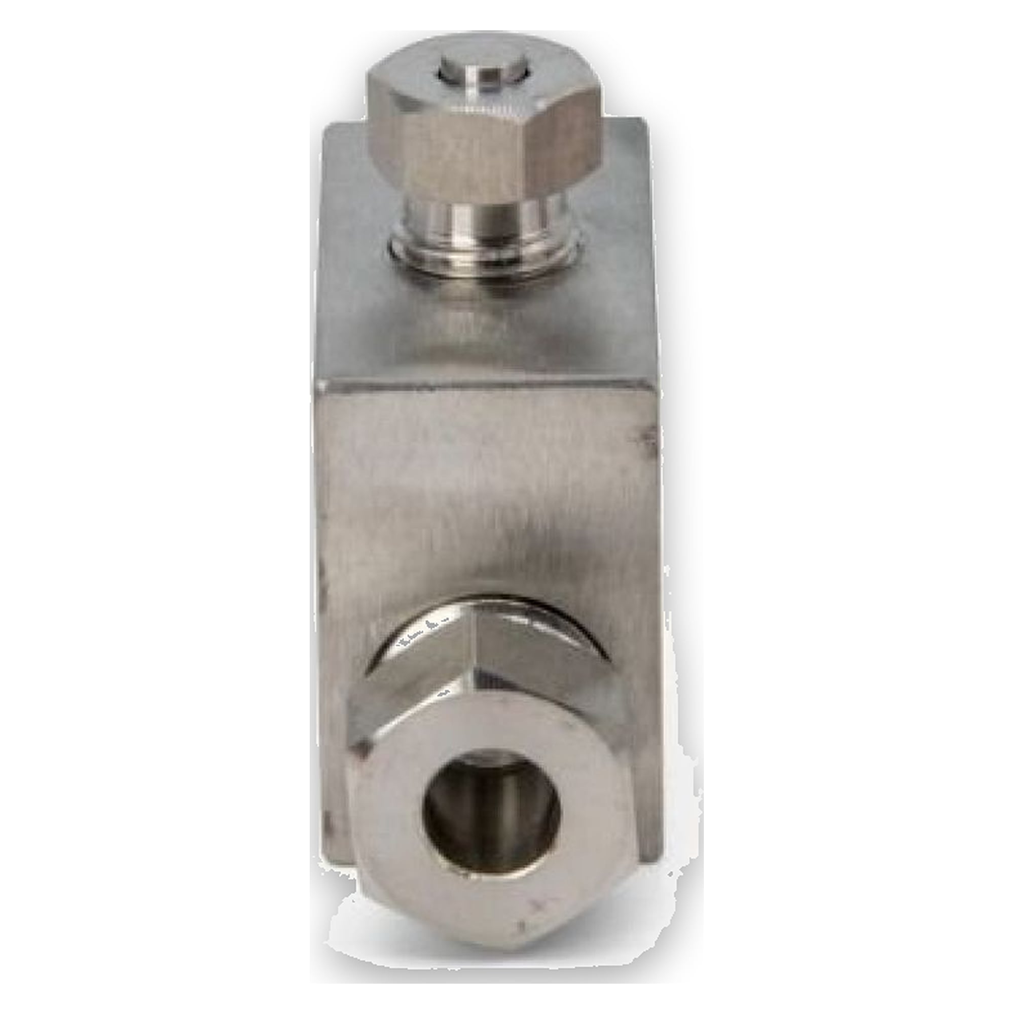 Ultra-High Pressure Fitting, Gauge Tee, .38" cone side, .25" cone gauge port - Enerpac 43301