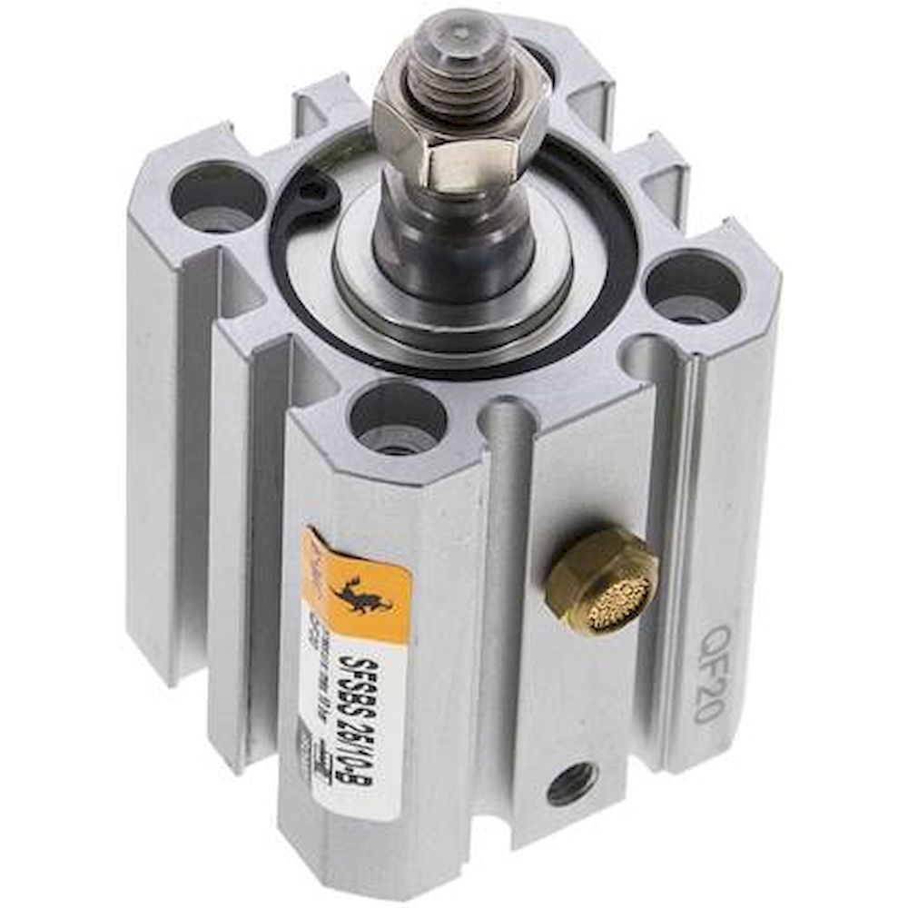 EMC SFSBS 25/10-B. ISO 21287-Zylinder, einfachw., Kolben 25mm, Hub 10mm